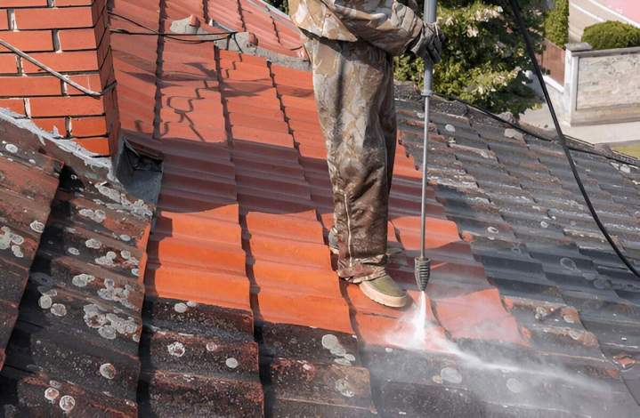 Démoussage toiture Villers-sur-Mer 